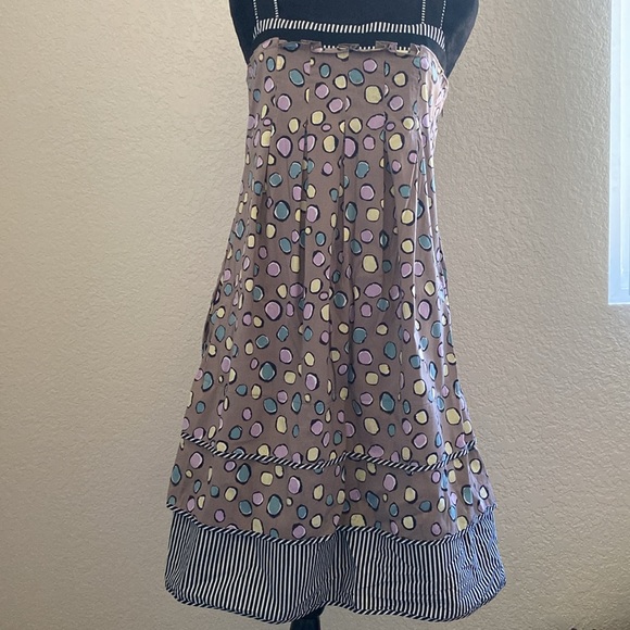 BCBGMaxAzria Dresses & Skirts - BCBG Max Azria size 2 dress stripes and polka dots!